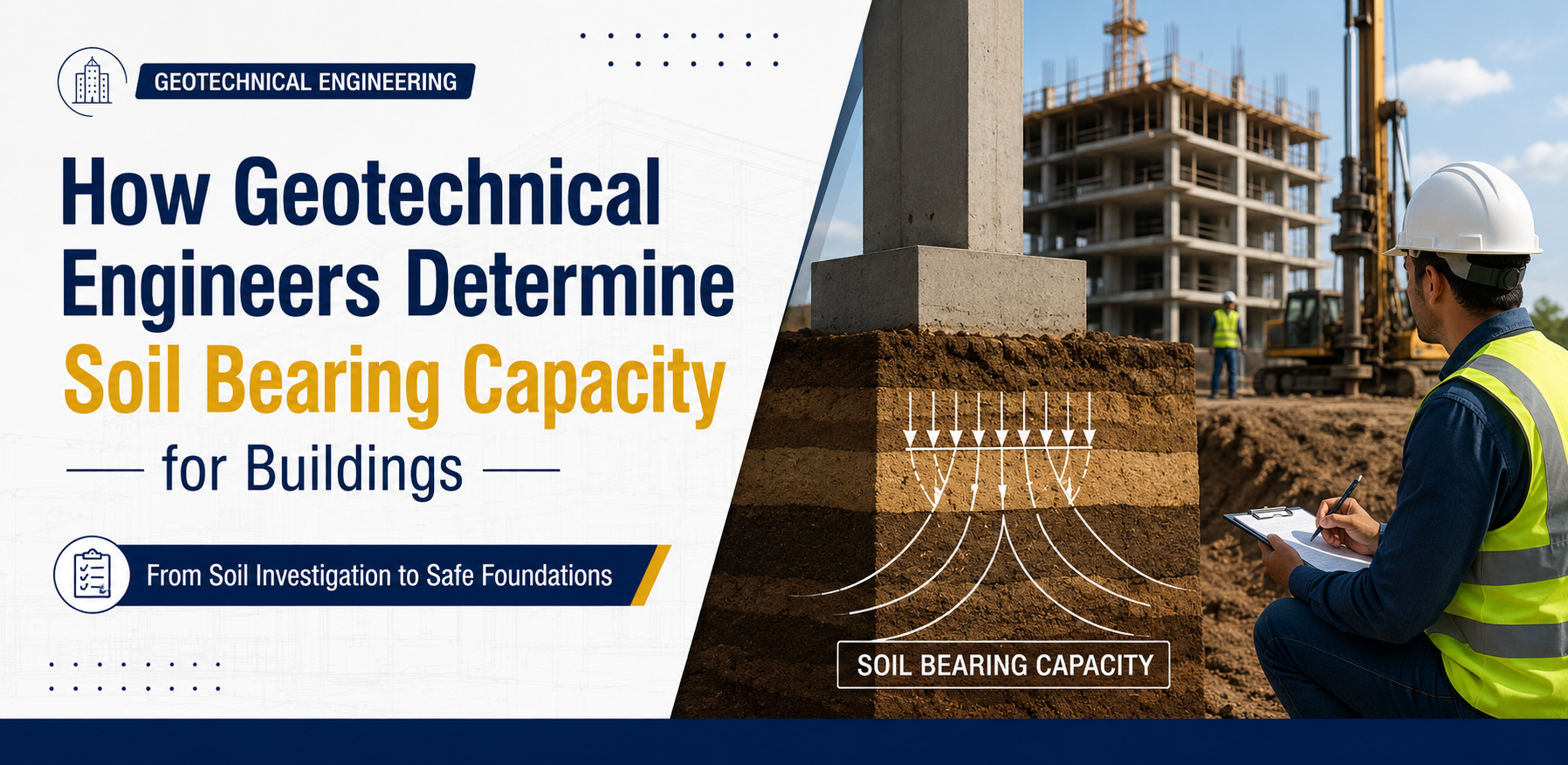 How Geotechnical Engineers Determine Soil Bearing Capacity for Buildings